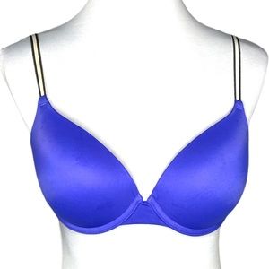 PINK Victoria’s Secret Wear Everywhere Push Up Bra Purple Size 34D